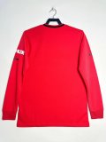 Retro Manchester United Home Long sleeves fans 1:1 Quality Soccer Jersey   2019-2020