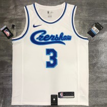 Los Angeles Lakers White Latin Night #3 DAVIS round neck  NBA Jerseys