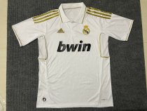 Retro Real Madrid home  1:1 Quality Soccer Jersey   2011-2012