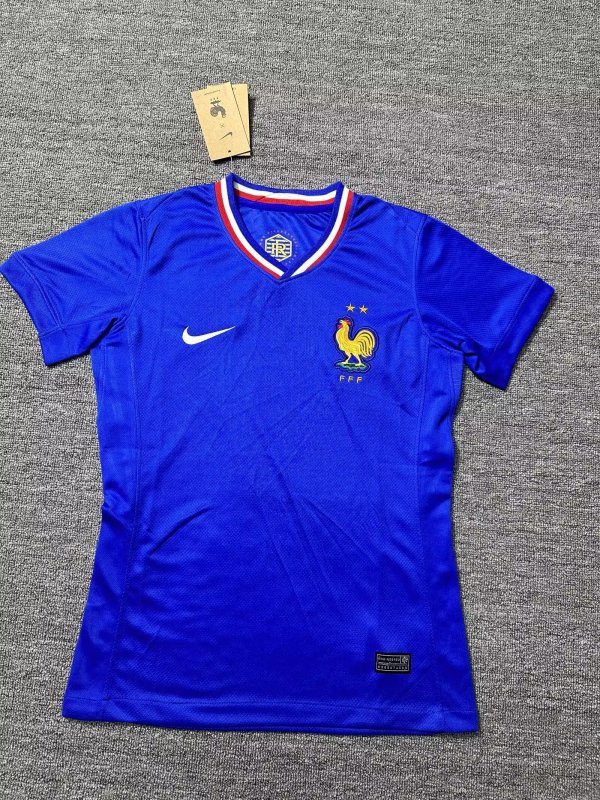 France Home   Women Fans  1:1 Quality Soccer Jersey   24-25