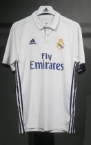 Retro Real Madrid home player 1:1 Quality Soccer Jersey   2016-2017