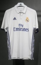Retro Real Madrid home player 1:1 Quality Soccer Jersey   2016-2017