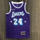 Los Angeles Lakers 75 Year City Edition Kobe #24 BRYANT Purple  NBA Jerseys