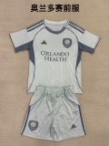 Orlando City SC Pre match uniform fans kits  1:1 Quality Soccer Jersey  25-26 (kids and man )