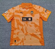Retro Valencia Yellow Fans   1:1 Quality Soccer Jersey   25-26