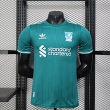 Liverpool Third Green  Player   1:1 Quality Soccer Jersey   25-26