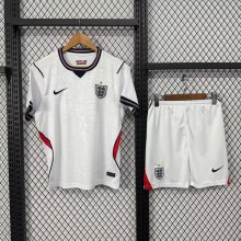 England Home  Kids 1:1 Quality Soccer Jersey   26-27 (2026)