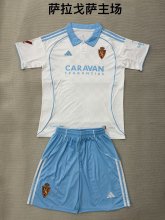 Real Zaragoza Home   (Kids and men ) 1:1 Quality Soccer Jersey  25-26