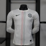 Chelsea away long  Player  1:1 Quality Soccer Jersey  25-26