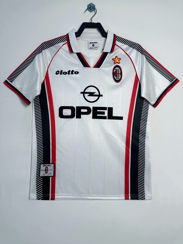 Retro AC  Away 1:1 Quality Soccer Jersey 1997-1998