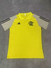 Flamenco yellow POLO Fans  1:1 Quality Soccer Jersey  24-25