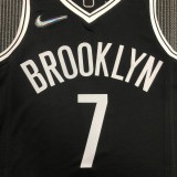 Brooklyn Nets Black #7 DURANT 1:1 Quality NBA  Season Jerseys 75 Year