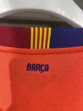 Retro Barcelona Away Long Sleeve Player 1:1 Quality Soccer Jersey   2014-2015