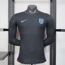 England  away  long Sleeve Fans 1:1 Quality Soccer Jersey 25-26