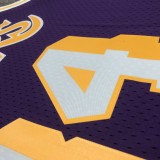 Retro Los Angeles Lakers Purple #34 O'NEAL  1:1 Quality NBA Season Jerseys  1998-1999