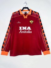 Retro Roma Home  1:1 Quality Soccer Jersey  1998-1999