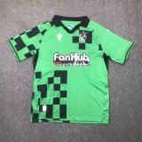 Bristol Rovers away fans 1:1 Quality Soccer Jersey   24-25