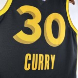 Golden State Warriors BLACK City Edition #30 CURRY 1:1 Quality NBA Season Jerseys 2024