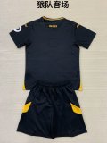 Wolves away Kids 1:1 Quality Soccer Jersey   24-25