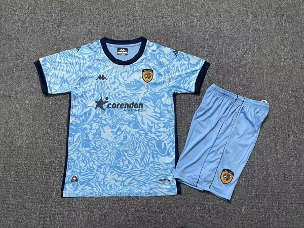 Hull City Third Away Kids  1:1 Quality Soccer Jersey  25-26