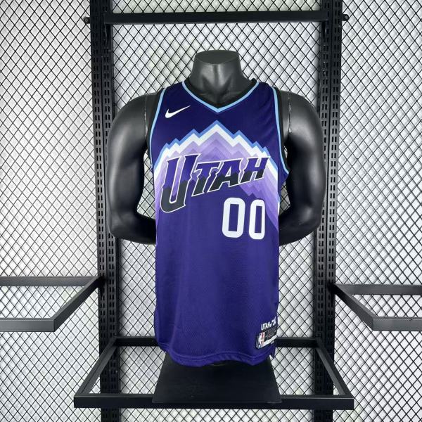 Utah Jazz  Purple #00 MARKKANEN 1:1 Quality NBA  Season Jerseys 2026
