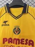 REtro Villarreal  Home Fans 1:1 Quality Soccer Jersey   25-26