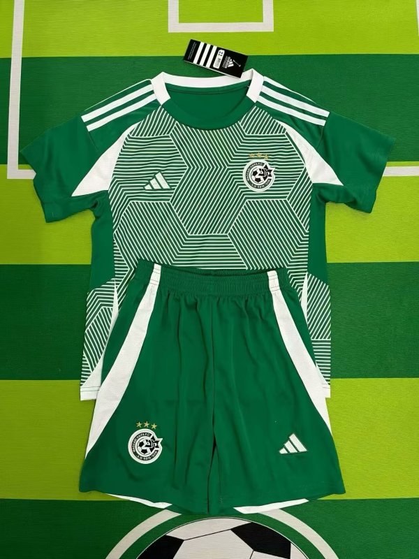 Maccabi Haifa home kids  1:1 Quality Soccer Jersey   24-25