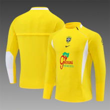 Retro Brazil Training  Tracksuit  Yellow  1:1 2002