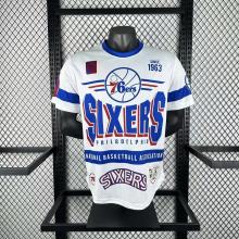 Retro Philadelphia 76ers White  1:1 Quality NBA  Season Jerseys 2026
