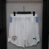 Manchester City  Home Pants  Player  Shorts  1:1 Quality Soccer Jersey   25-26
