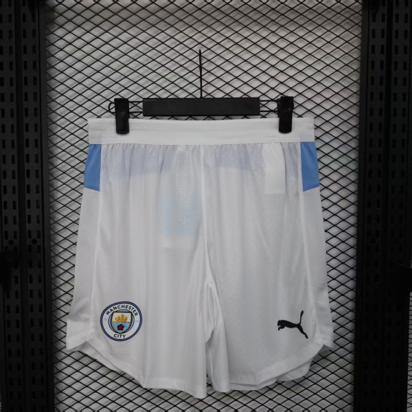 Manchester City  Home Pants  Player  Shorts  1:1 Quality Soccer Jersey   25-26