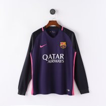 Retro Barcelona long  Away  Fans  1:1 Quality Soccer Jersey     2016 2017