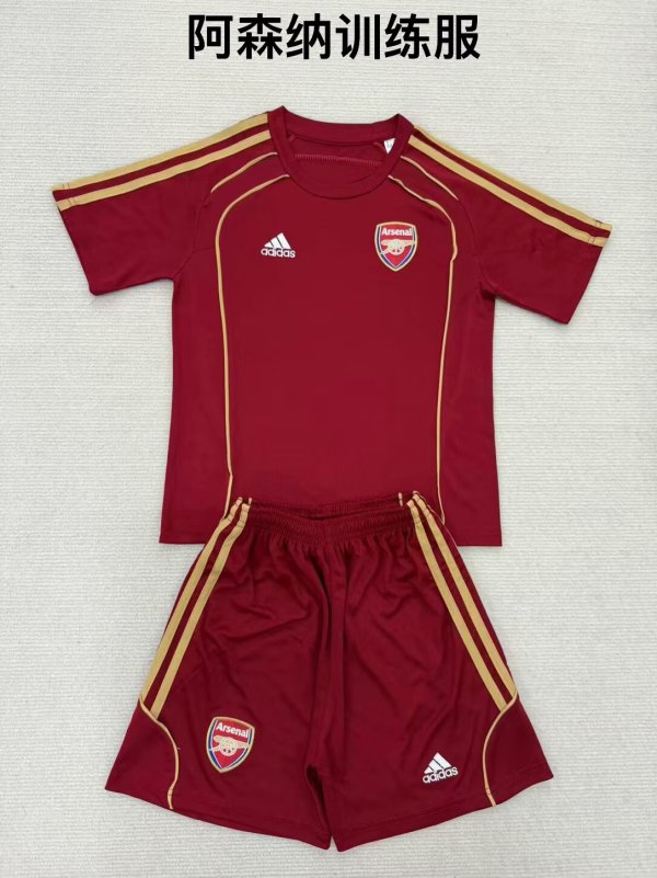Arsenal  Training clothes  Fans  1:1 Quality Soccer Jersey    25-26 (kids and man )