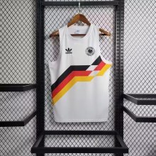 Retro Germany Home Vest  1:1 Quality Soccer Jersey  1990