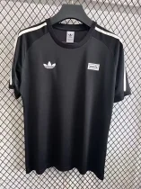 Adidas  T-shirt  Black Fans 1:1 Quality Soccer Jersey  25-26