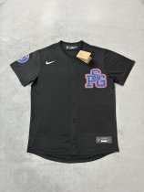MLB PSG Paris  Black Baseball  Jerseys  2025 25-26