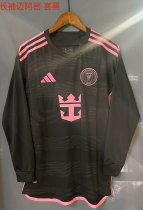 Inter Miami Long sleeve away  Fans  1:1 Quality Soccer Jersey   24-25