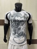 Real Madrid white  dragon  Special Edition  Player 1:1 Quality Soccer Jersey  25-26