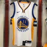 Golden State Warriors White V-Neck  #11 THOMPSON 1:1 Quality NBA Season Jerseys 2020