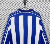 Retro Deportivo Home Long Sleeve Fans  1:1 Quality Soccer Jersey  1998-1999