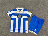 Deportivo La Coruna Home Kids 1:1 Quality Soccer Jersey 25-26