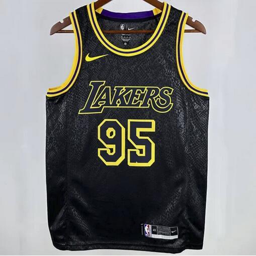 Lakers TOSCANO #95 Black NBA Jerseys 24-25