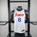 Philadelphia 76ers   City Edition #8 GEORGE NBA Jerseys  2025