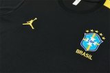 Brazil Training  Fans Kits Black (Kids And Man 16-2XL) 1:1 Quality Soccer Jersey 26-27 (2026)