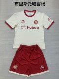 Bristol City away kids 1:1 Quality Soccer Jersey  24-25