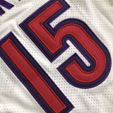 Toronto Raptors White #15 CARTER NBA Jerseys  25-26