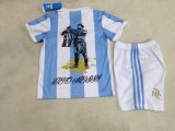 Argentina #10 Messi Commemorative Edition  kids  1:1 Quality Soccer Jersey  25-26