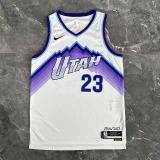 Utah Jazz  White #23 MARKKANEN 1:1 Quality NBA  Season Jerseys 2026