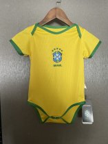 Brazil Home  Baby 1:1 Quality Soccer Jersey   25-26