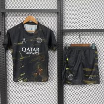 PSG Paris fourth Away Kids 1:1 Quality Soccer Jersey  25-26